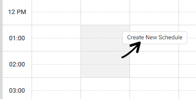 CreateNewSchedule