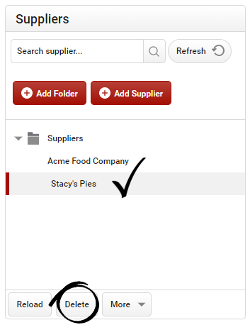 DeleteSupplier