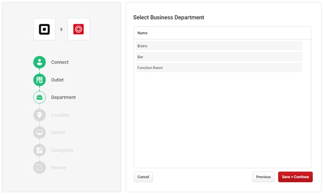 SelectBusinessDepartment