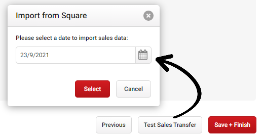TestSalesTransfer
