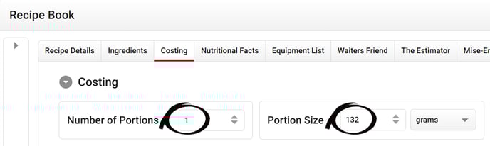 recipe-portions