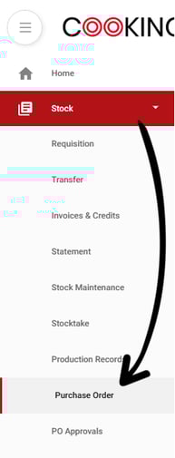 stock - purchase order