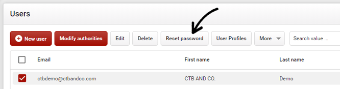 ResetUserPassword