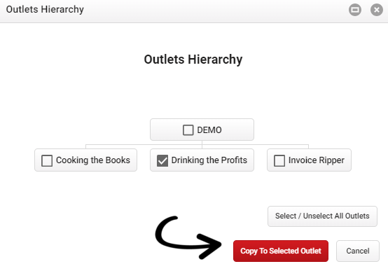 POTC - outlet hierarchy smlr