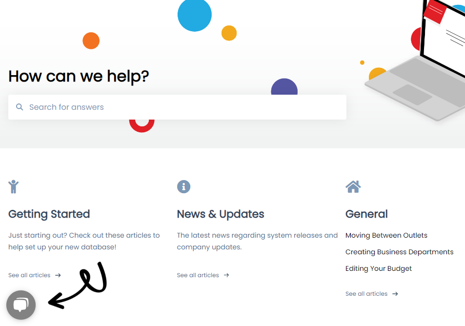 HELP AND CONTACT visual data 4