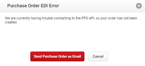 pfd-unable-to-create-order